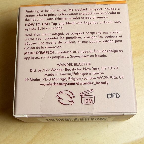 Wander Beauty Double Date Eyeshadow Duo - First Kiss/Ilysm thank you - Picture 8 of 8